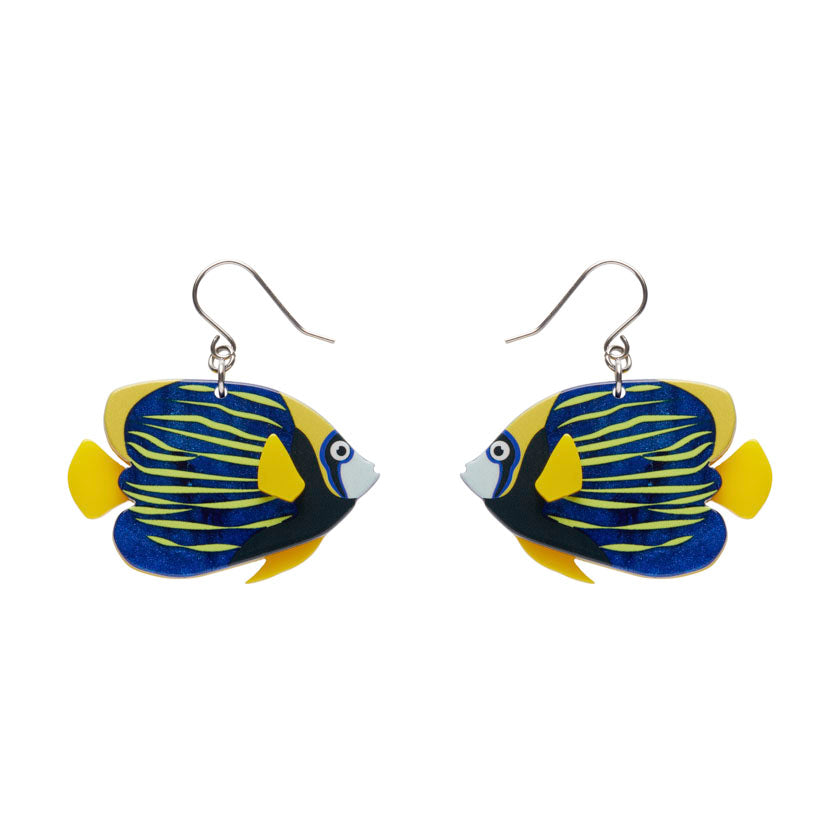 Emperor Angelfish Drop Earrings