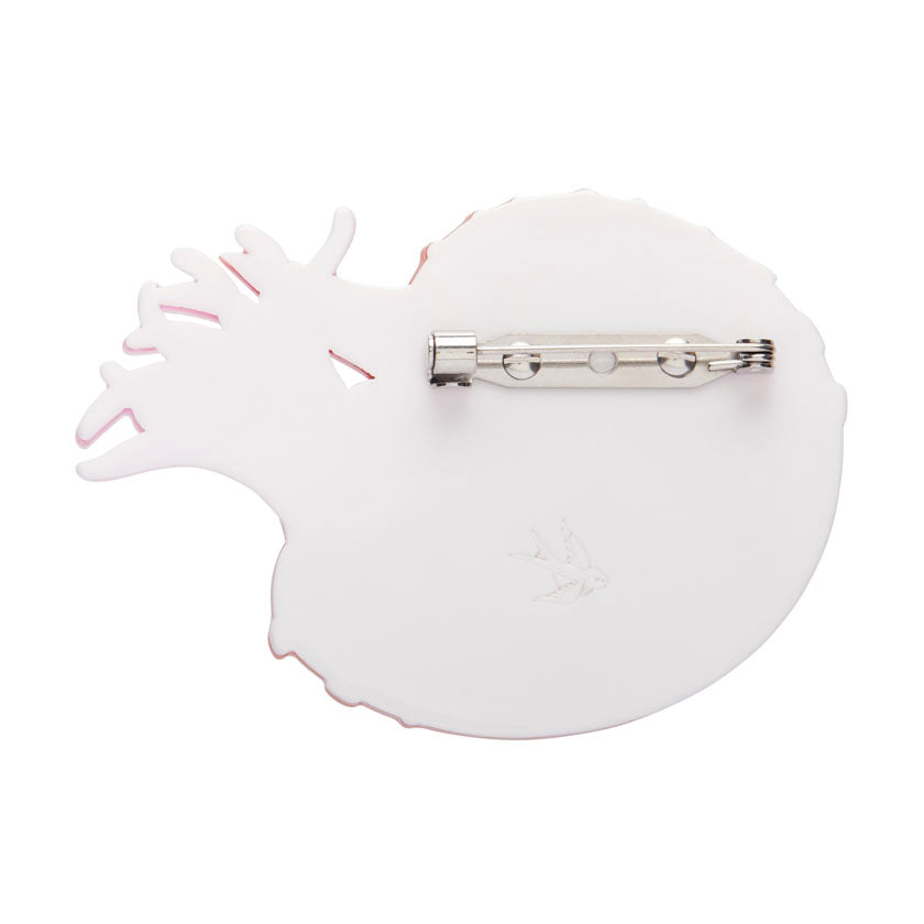 Chambered Nautilus Brooch