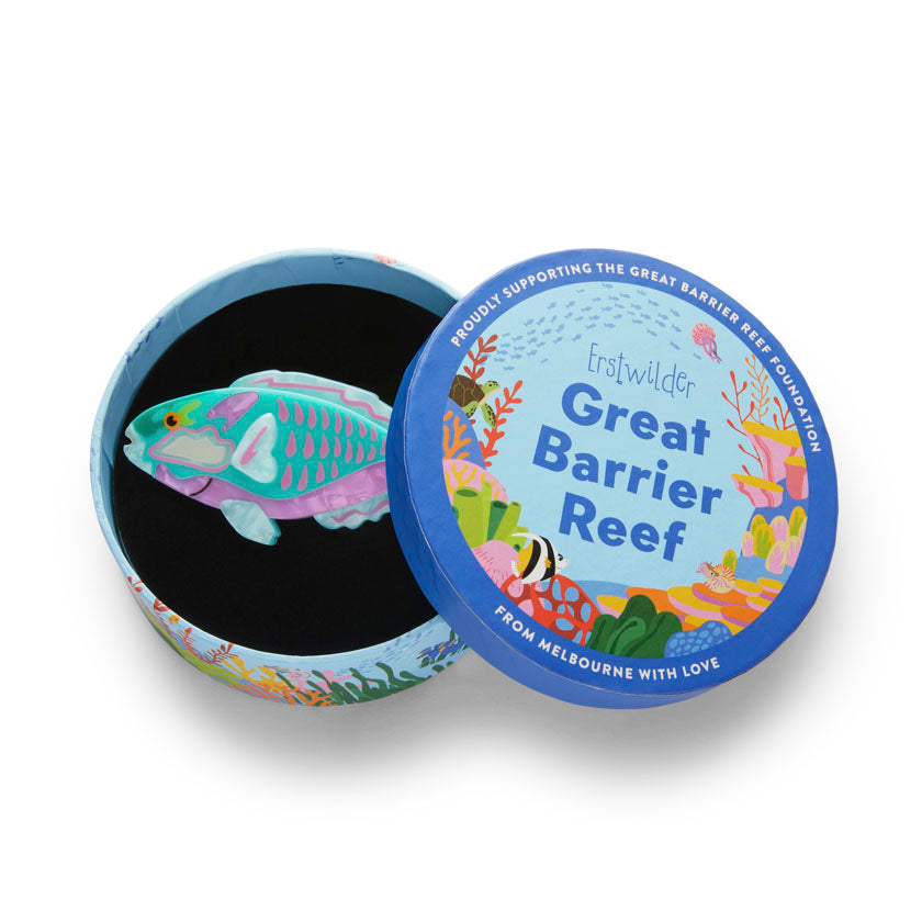 Bleeker's Parrotfish Brooch