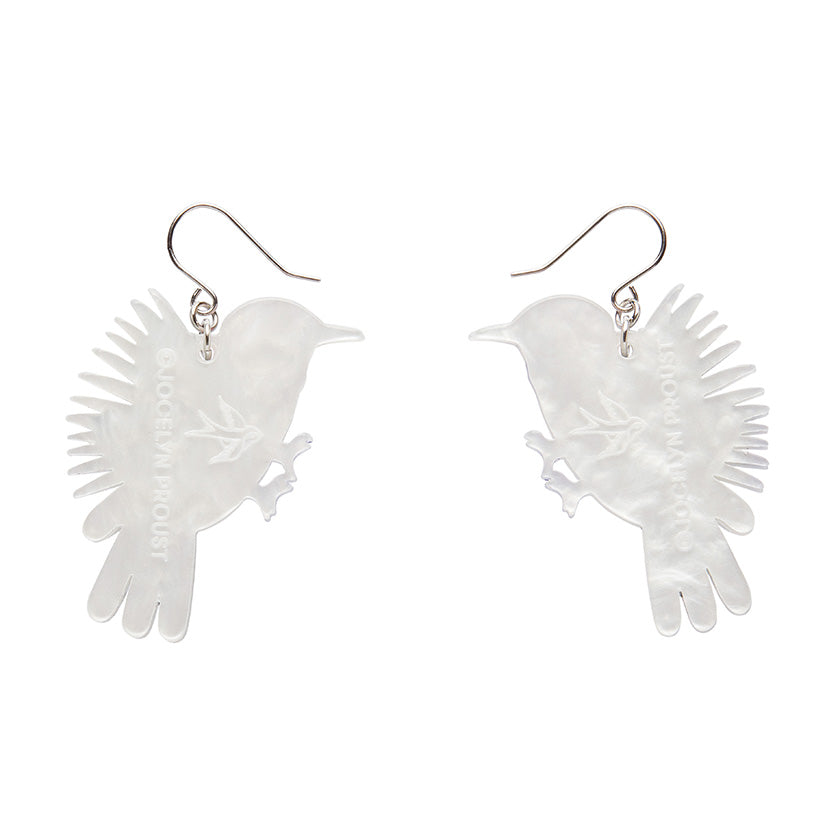 Wondrous Woodpecker Drop Earrings