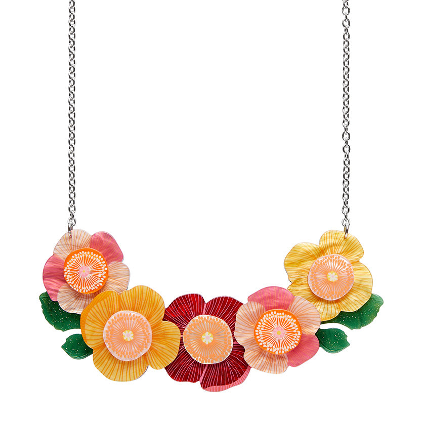 Pretty Poppies Necklace