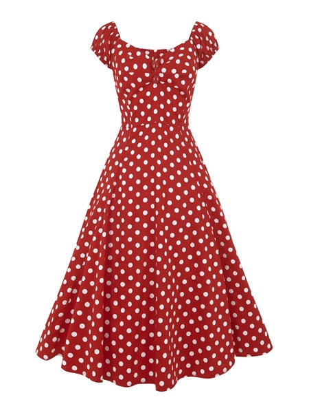 Dolores Classic Polka Dot (Red/White)