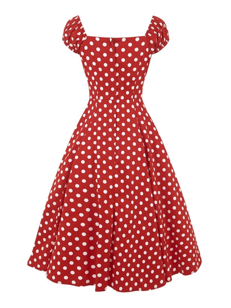 Dolores Classic Polka Dot (Red/White)