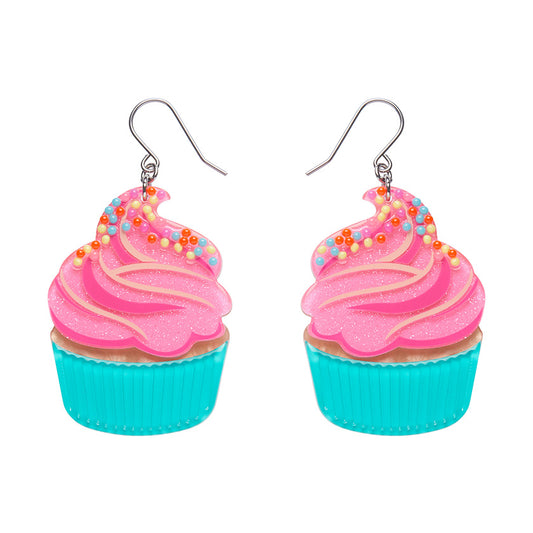 Iced Cupcake Drop Earrings