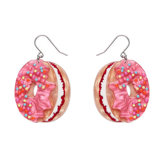 Donut Cake Drop Earrings