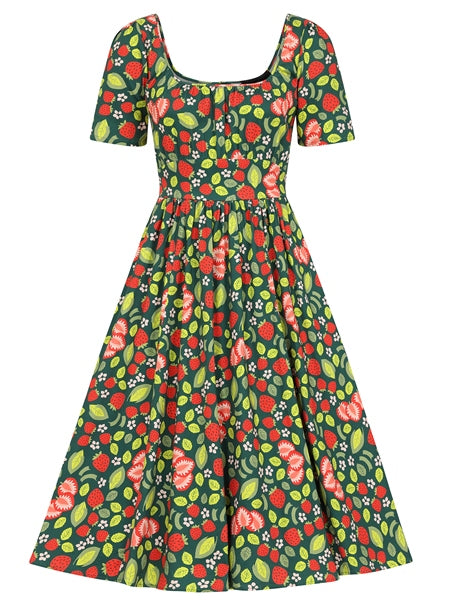 Giada Strawberry Patch Swing Dress