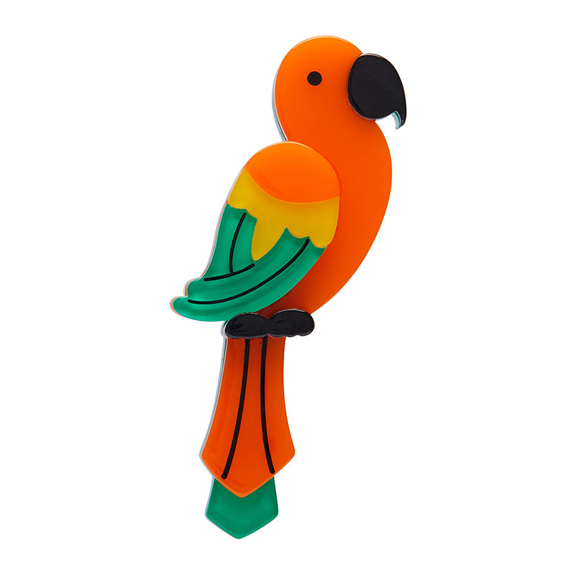 Pancha’s Parrot Brooch