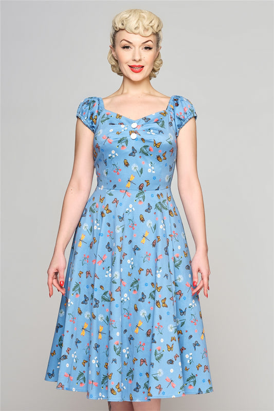 Collectif Dolores Butterfly Field Doll Dress