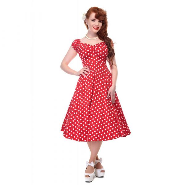 Dolores Classic Polka Dot (Red/White)